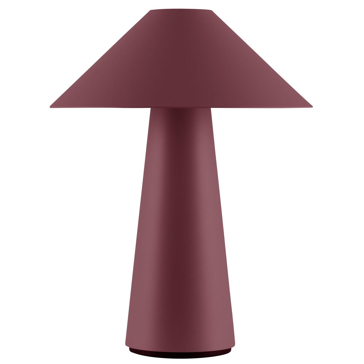 Cannes portabel bordlampe, burgundy