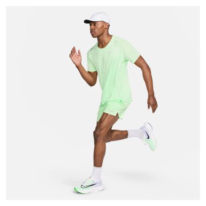 Maillot manches courtes Nike Rise 365 Vert Homme