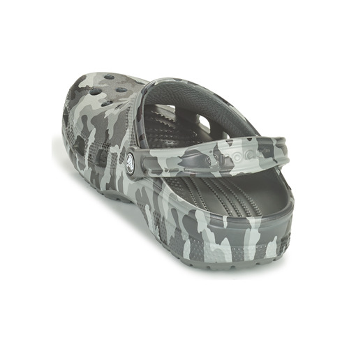 Crocs - CLASSIC PRINTED CAMO CLOG Camuflaje / Gris