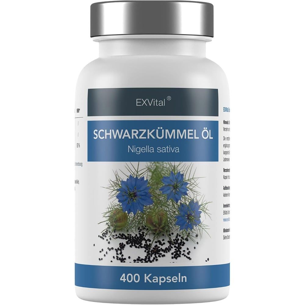 EXVital® Schwarzkümmelöl Kapseln, aus ägyptischen Anbau