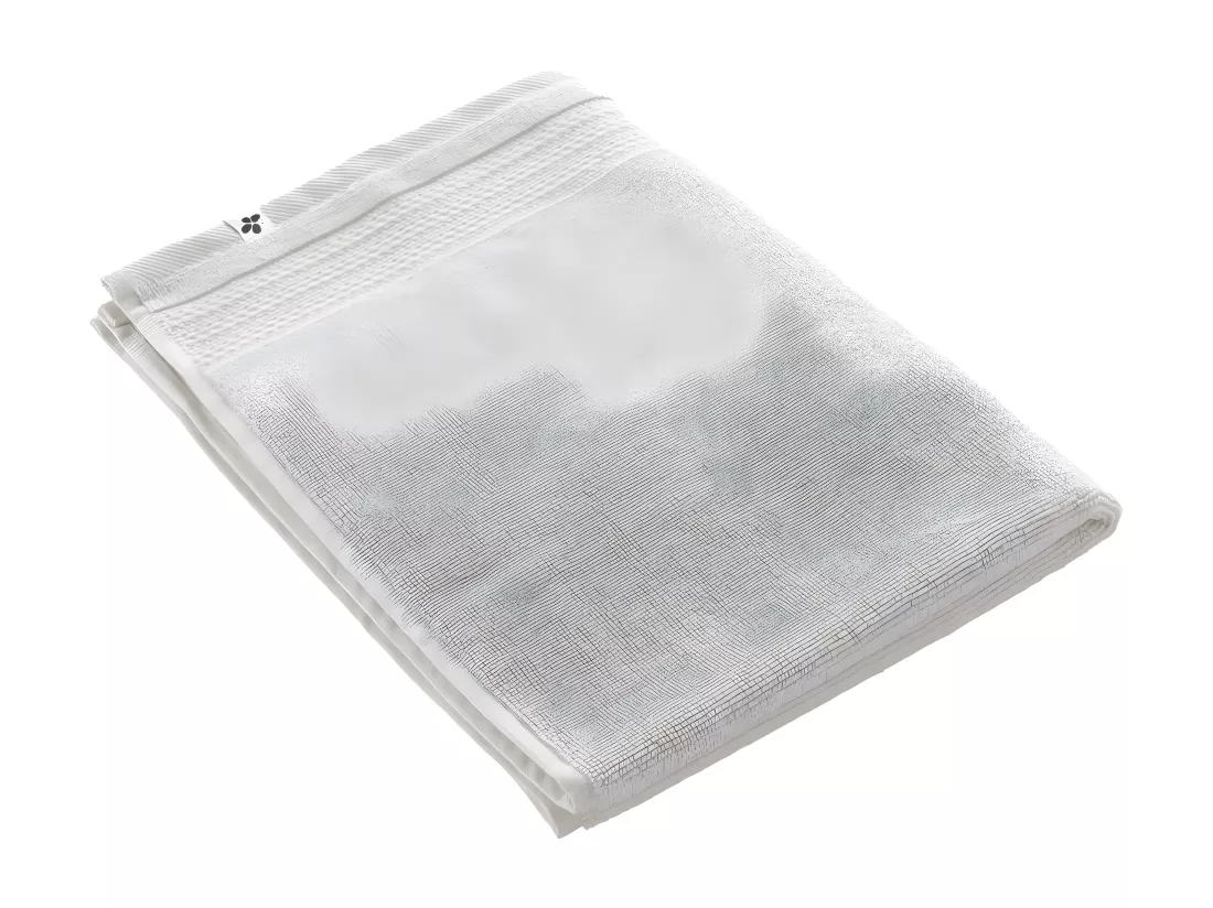 EMMA - Tapis de Bain 50x70cm en Coton Bio Coloris Chantilly