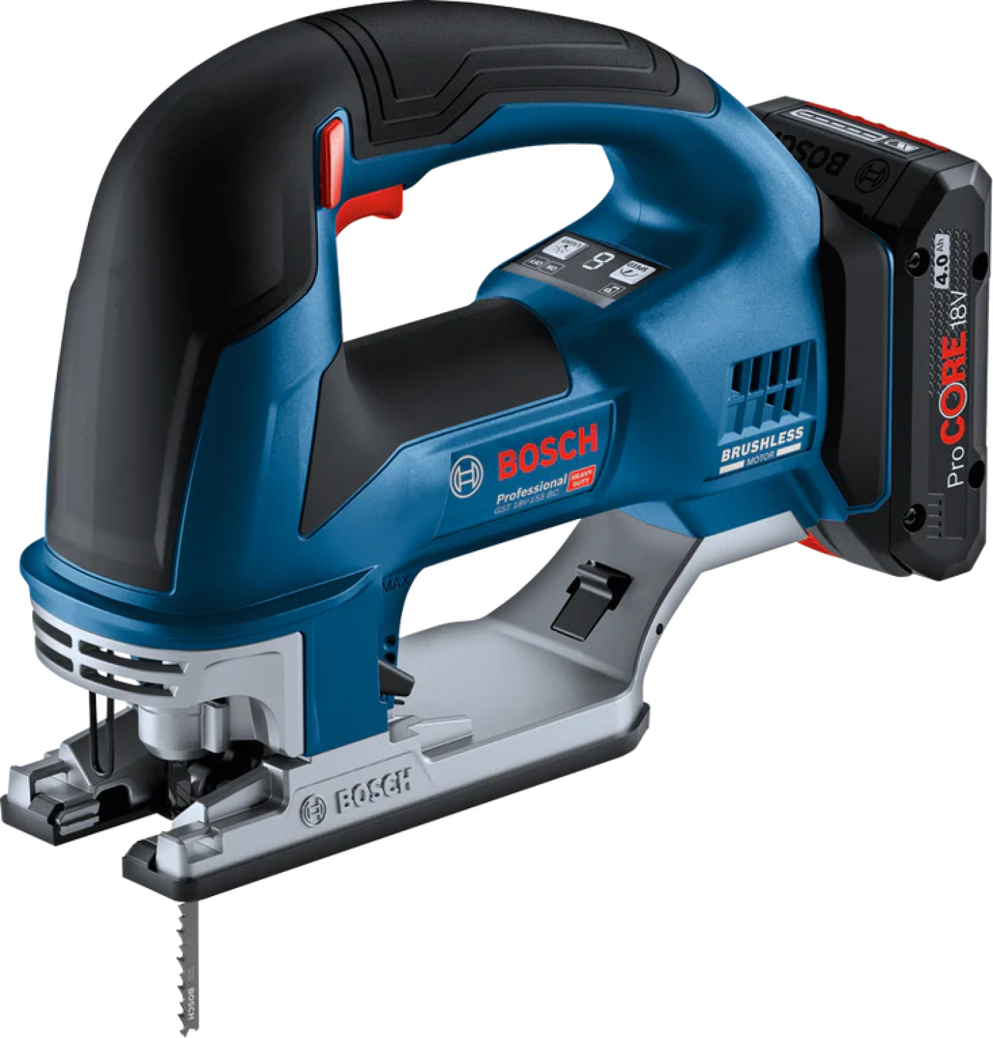 Bosch GST 18V-155 BC 18V Li-ion Accu decoupeerzaag set (2x 4.0Ah) in L-Boxx - 3800 tpm