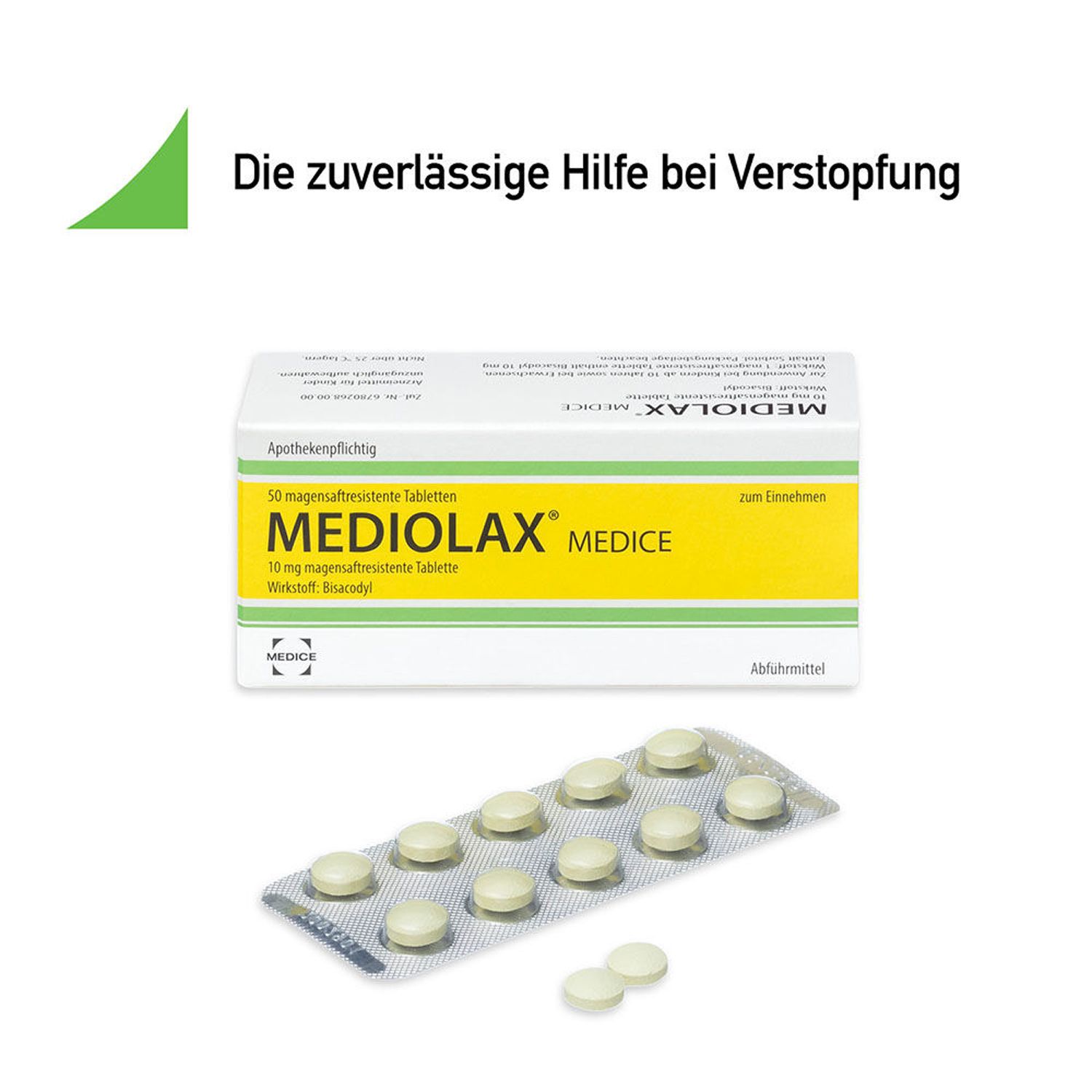 MEDIOLAX bei Verstopfungsbeschwerden