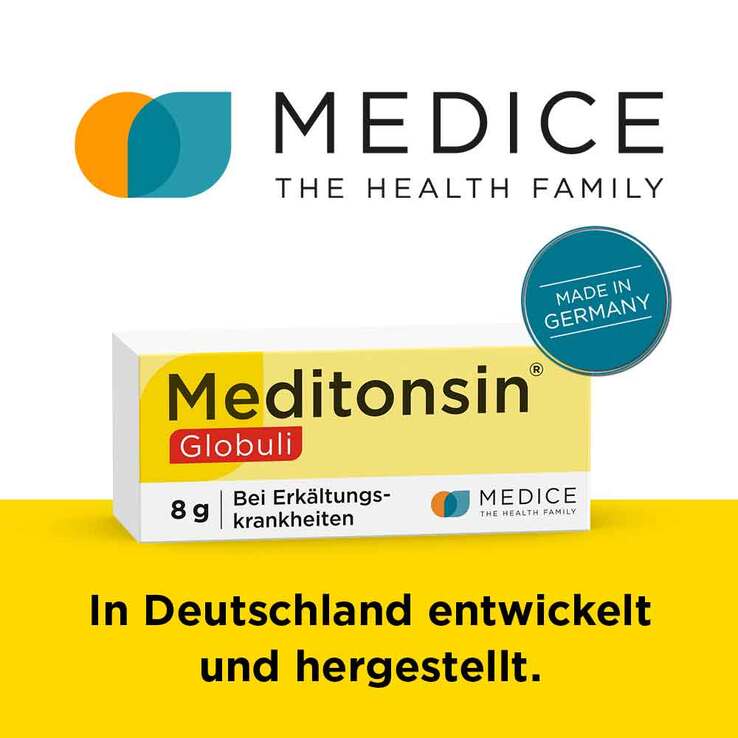 Meditonsin Globuli bei Erkältung, 8 g