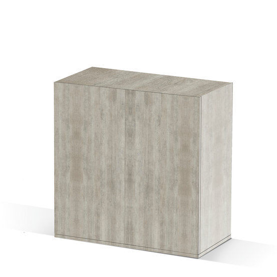 Meuble pour aquarium Emotions Pro 80 gris Mystic 80.8 x 39.8 x 81.8 cm