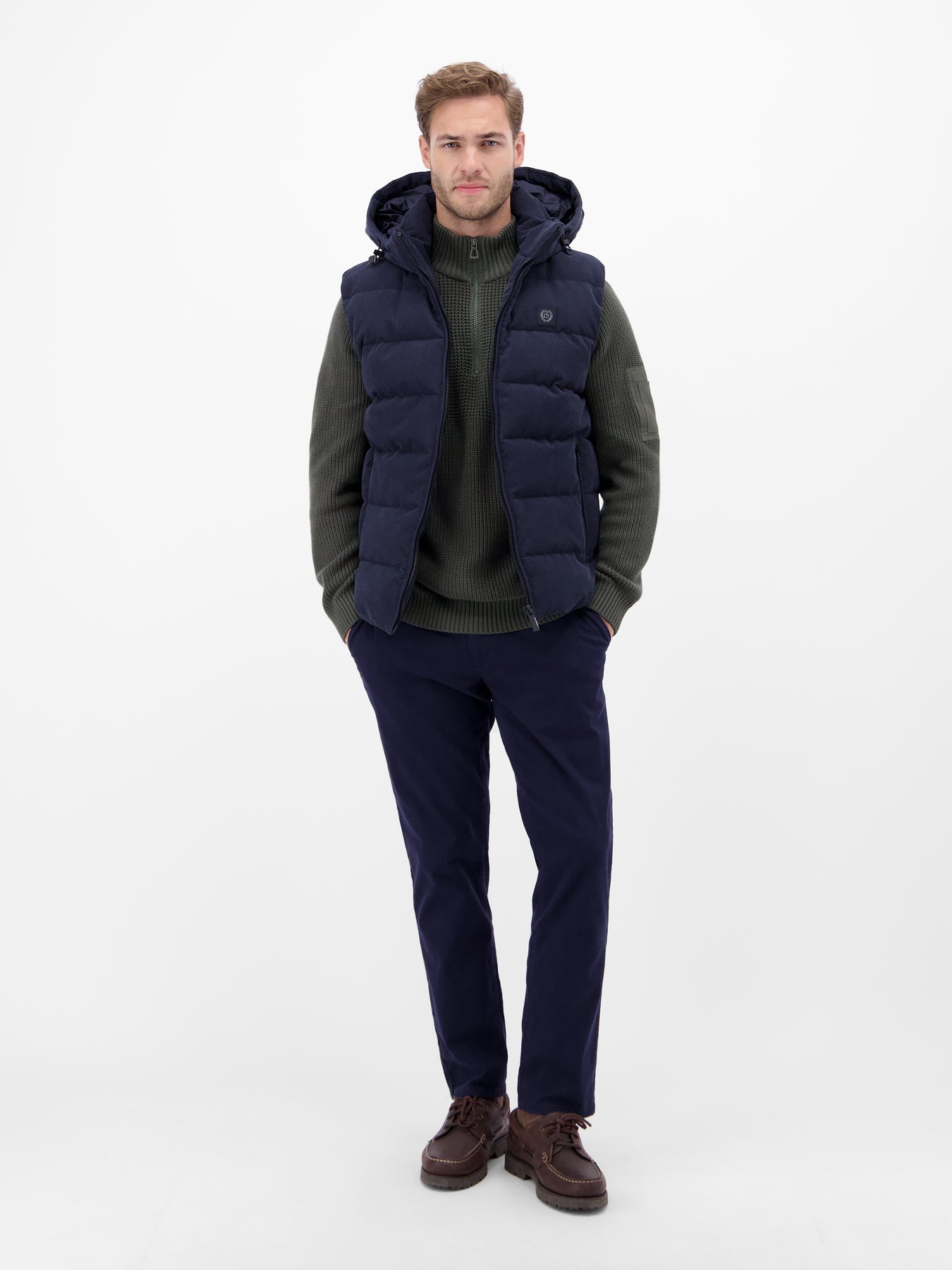 Herren Stricktroyer, grob gerippt