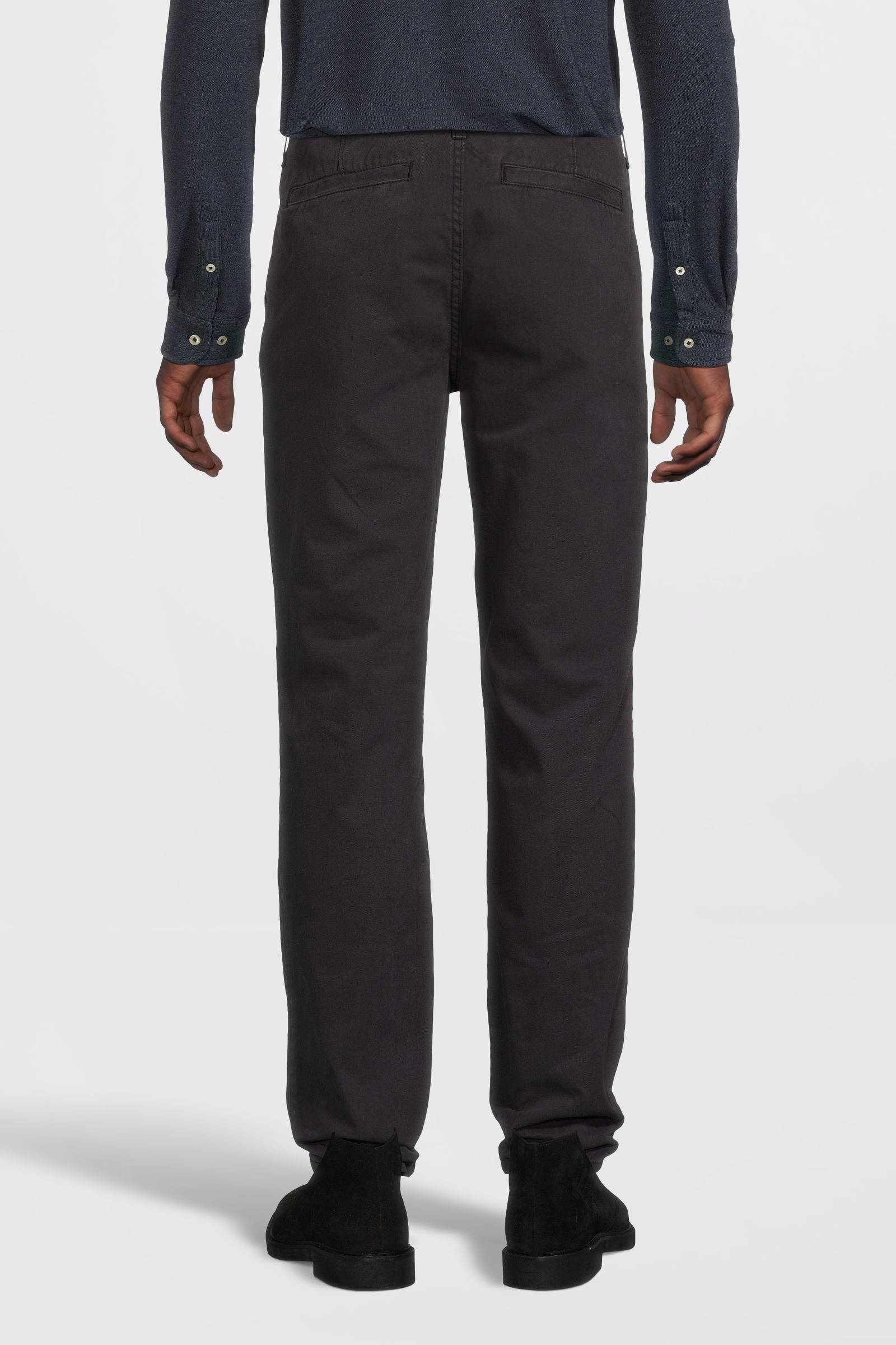 anytime slim fit chino grijs