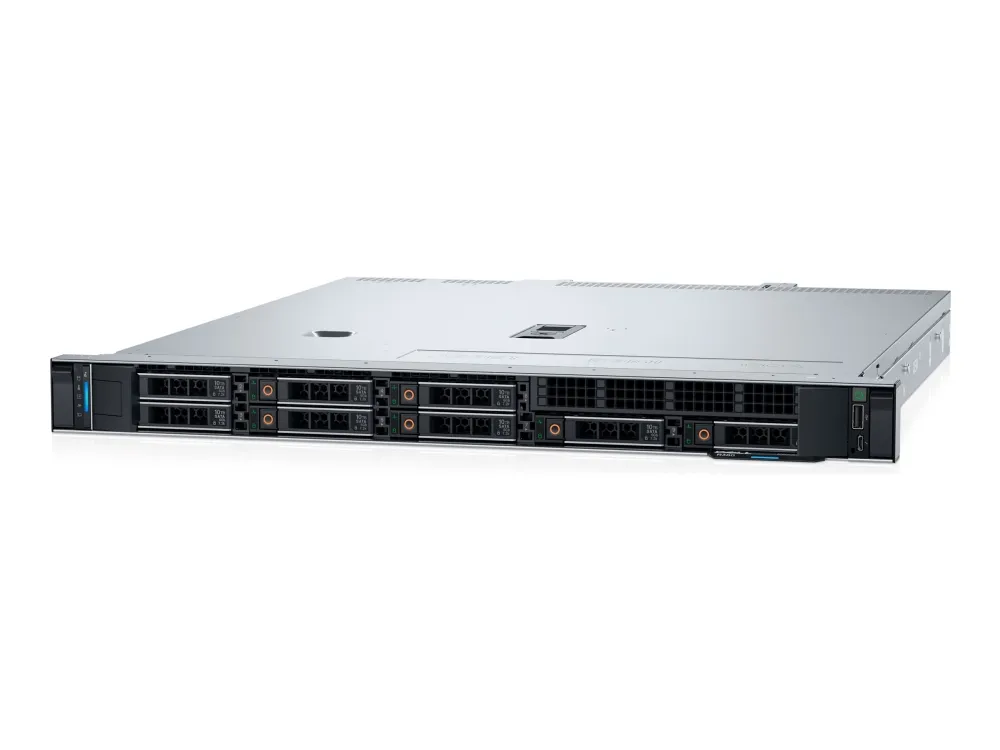 Dell PowerEdge R360 - Server - rack-monterbar 1U - envejs - 1 x Xeon E-2434 / op til 5 GHz - RAM 16 GB - SAS - hot-swap 2.5