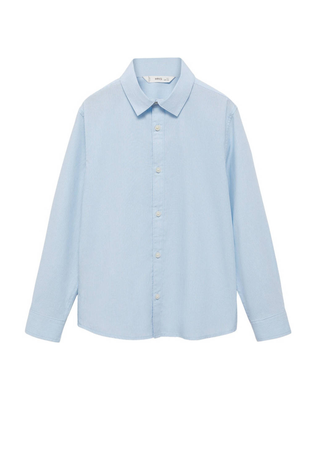 Mango Kids gestreepte blouse lichtblauw
