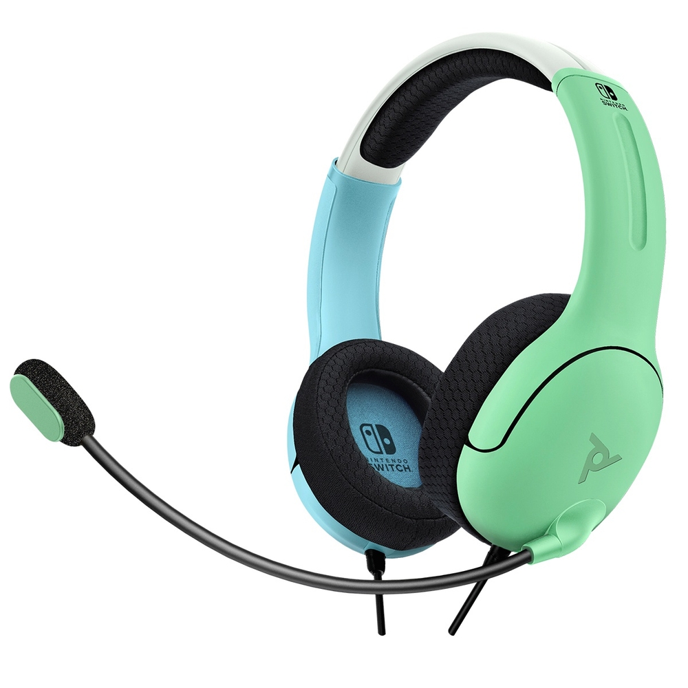 PDP Gaming LVL 40 kabelgebundenes Headset für Nintendo Switch – Blau & Grün
