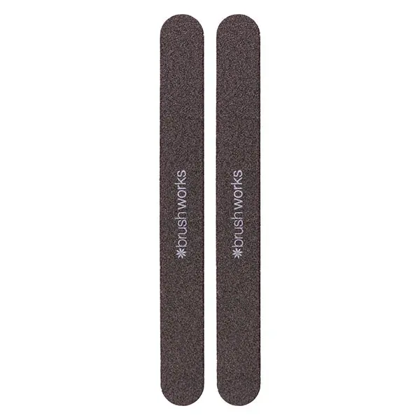 Conjunto de 2 limas de unha pretas da Brushworks