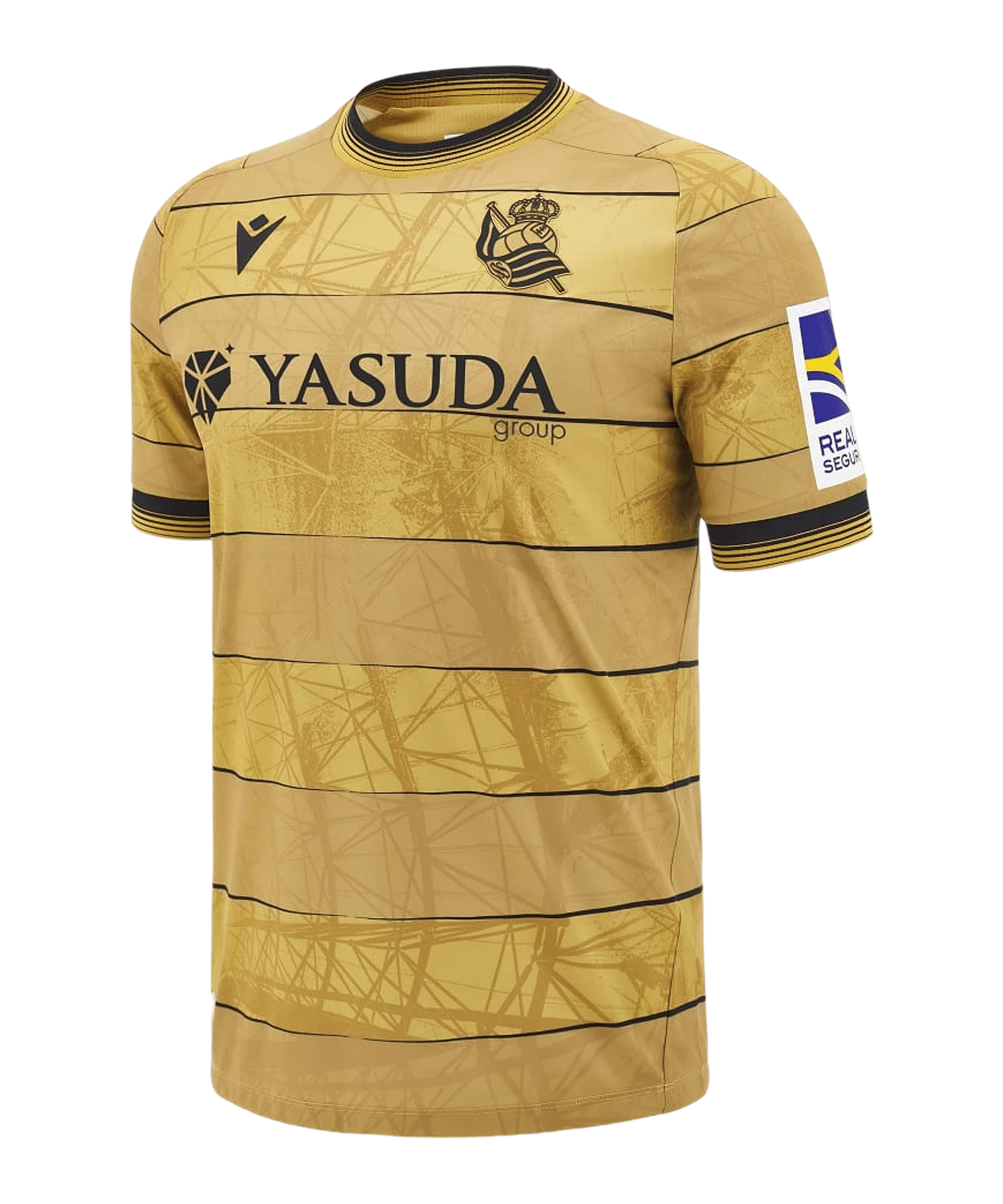 Macron Real Sociedad Trikot Away 2024/2025 Gold