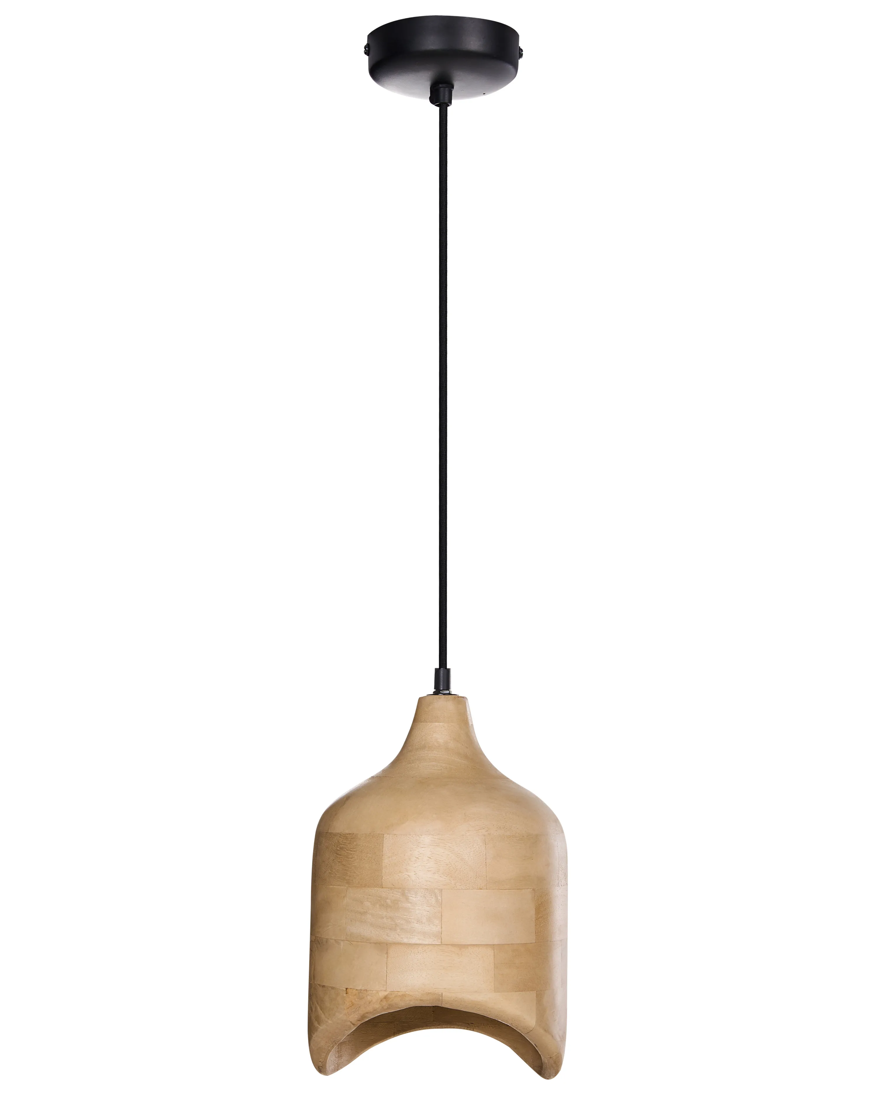 Hanglamp PANDU Mangohout Lichtbruin