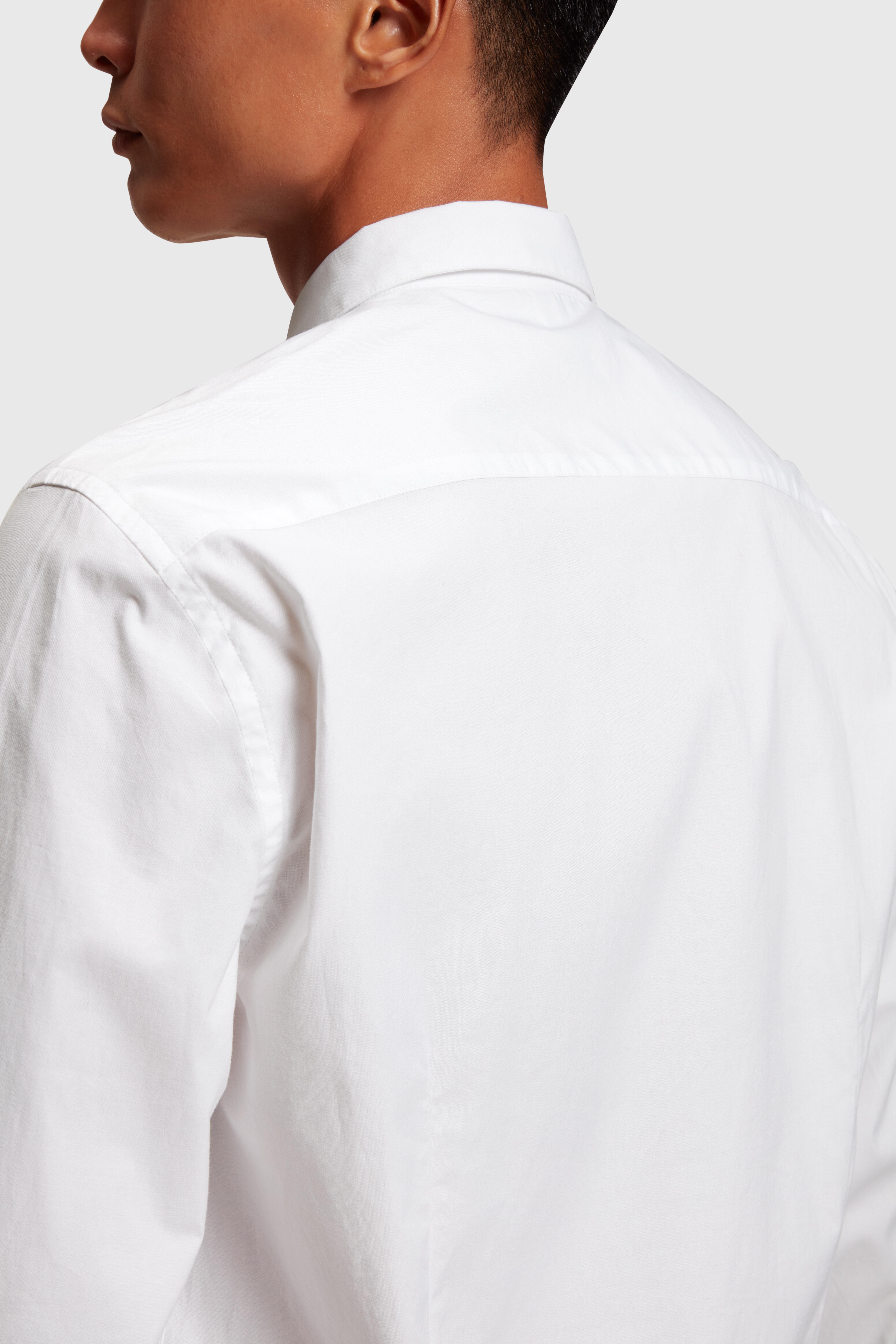 Chemise en popeline Slim Fit à badge dauphin