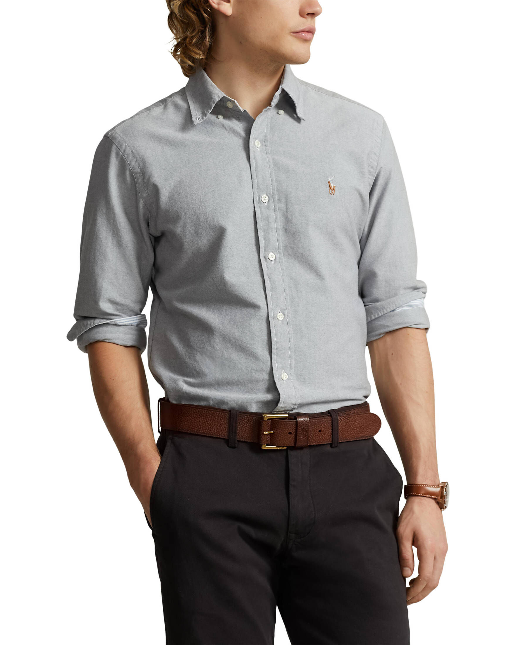 Polo Ralph Lauren| Herren Hemd Custom Fit Langarm