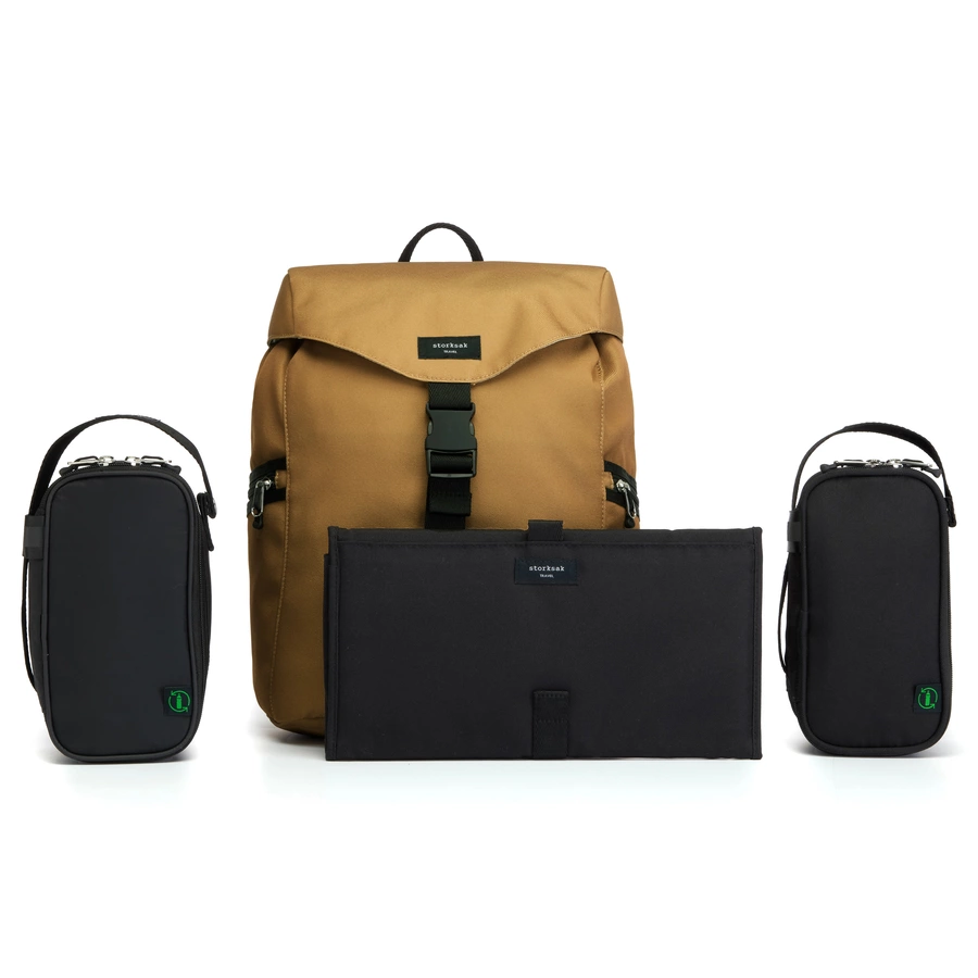storksak Wickelrucksack ECO Toffee