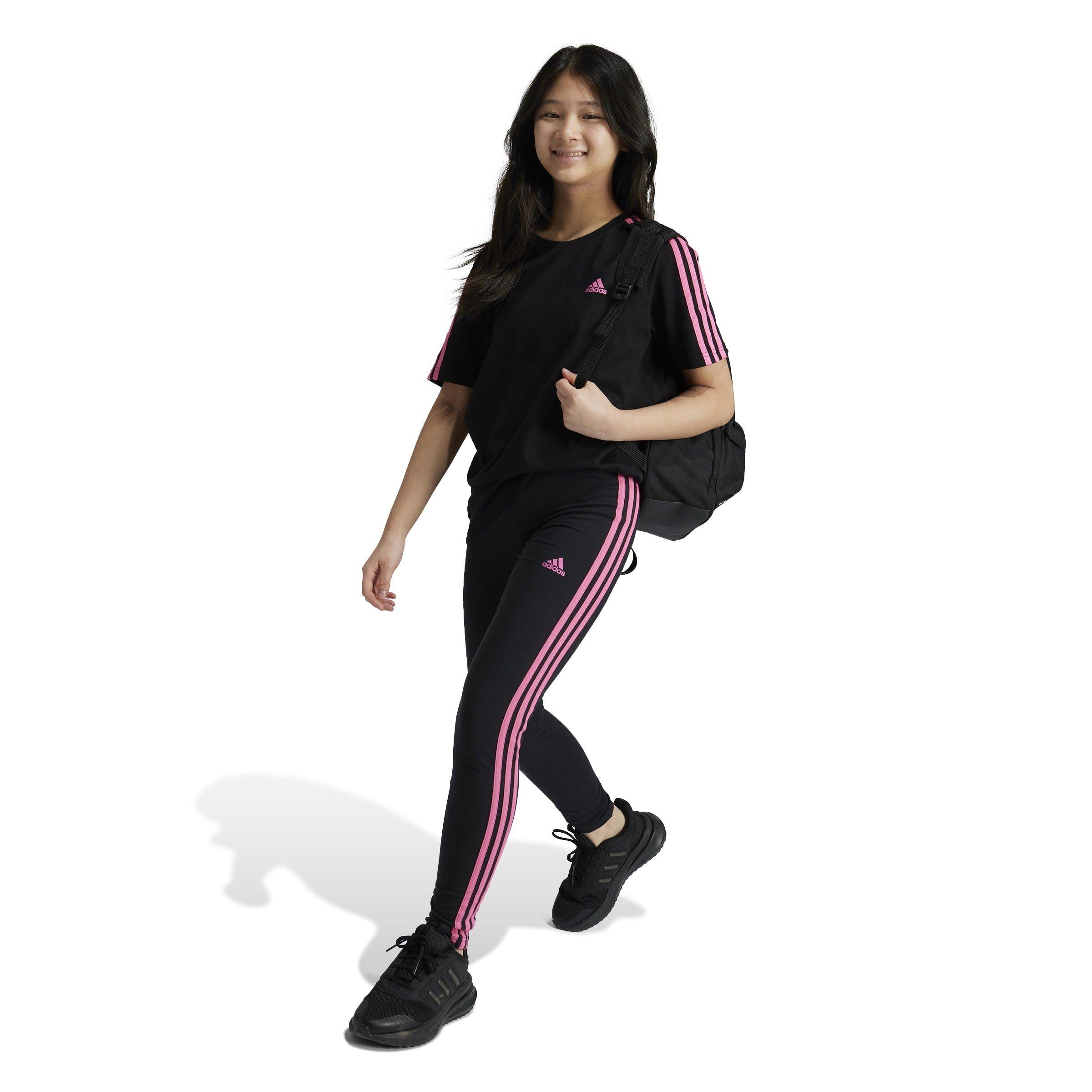 adidas Girls Essentials 3-Stripes Leggings