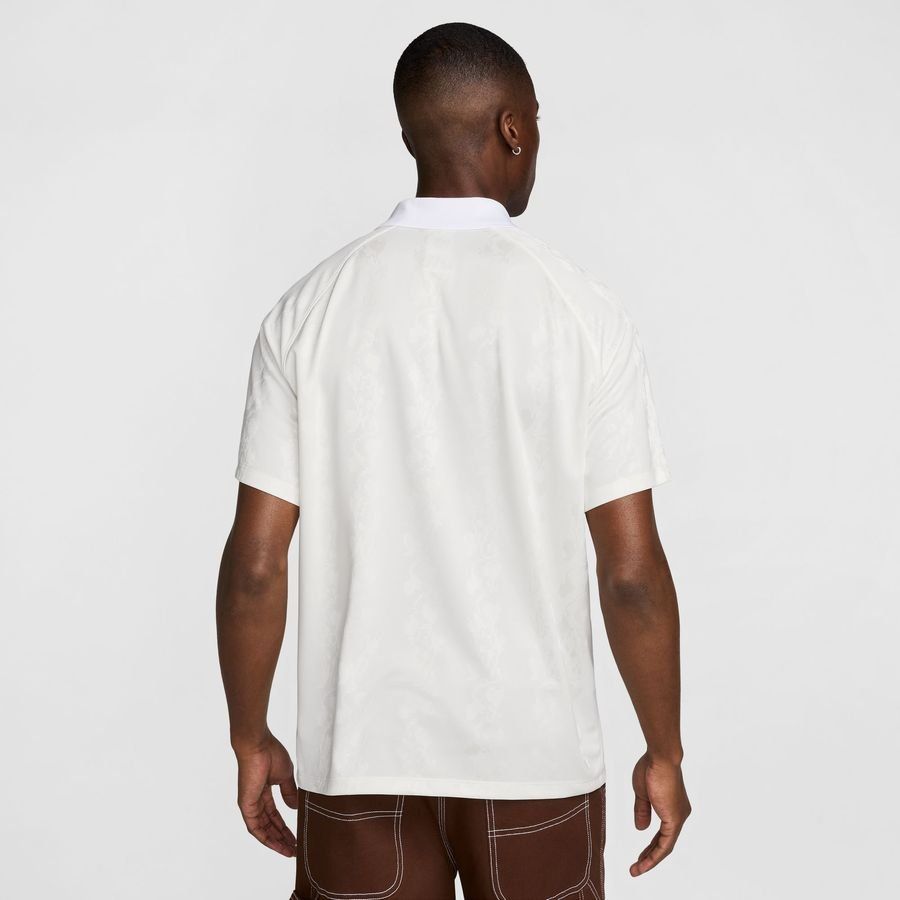 Nike T-Shirt Dri-FIT Culture of Football - Blanc Cassé/Noir