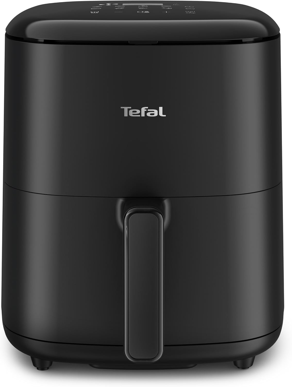 Tefal Easy Fry Max Heißluftfritteuse – 5-L-Airfryer, kompakt, für knusprige Pommes & saftiges Fleisch, mit wenig Öl, antihaftbeschichtet, spülmaschinenfester Korb, energiesparend, schwarz, EY2458