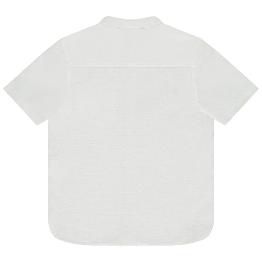 Chemise manches courtes avec mouchoir pour garçon - Blanc
