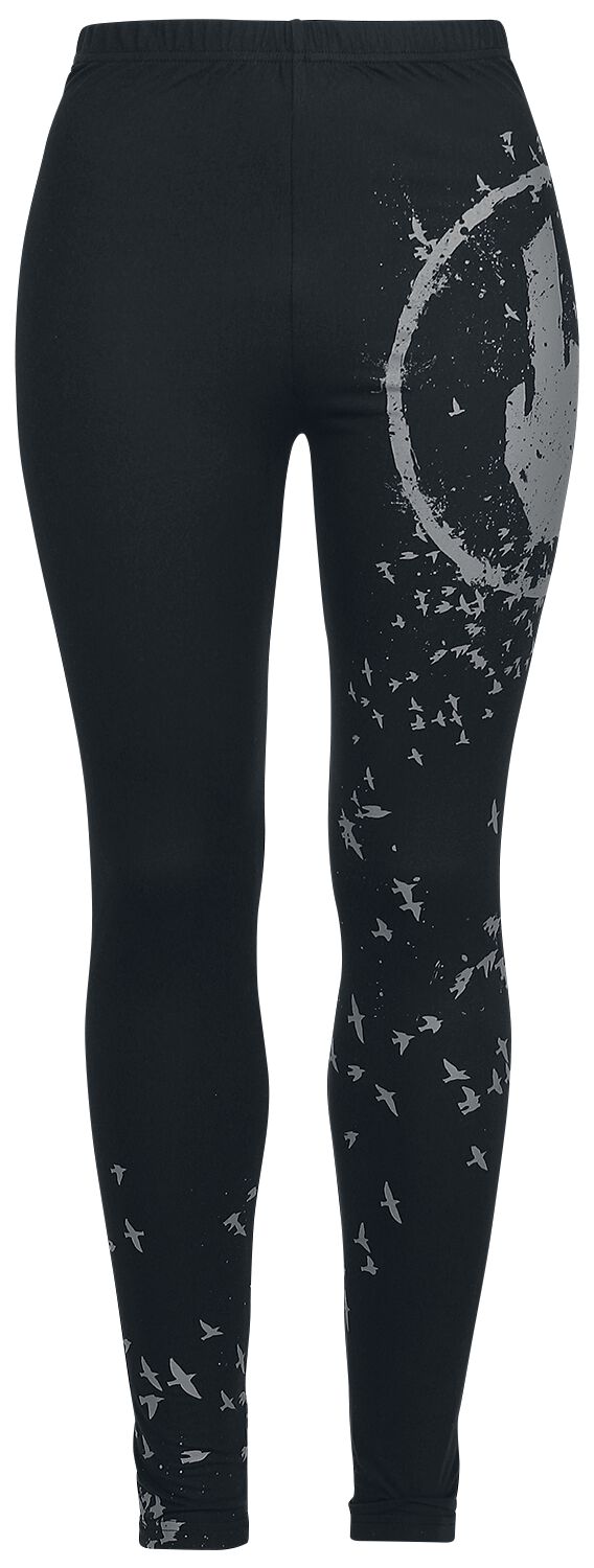 Leggings Noir Imprimé Rockhand | Collection EMP Stage Legging