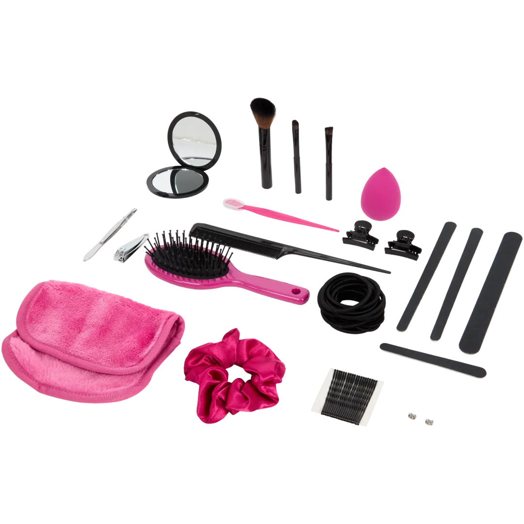 Toilettas met accessoires 60-delig