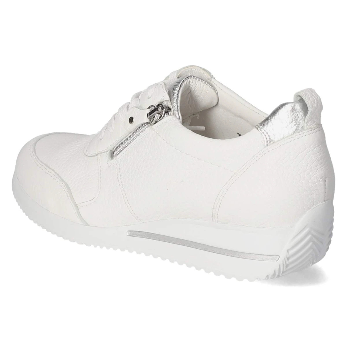 WaldläuferLow Sneaker HIMONA - WEISS SILBER