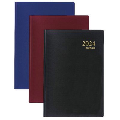 Agenda de poche Trade Seta - 1 jour par page - 8,5 x 12,5 cm - disponible dans différentes couleurs - Brepols