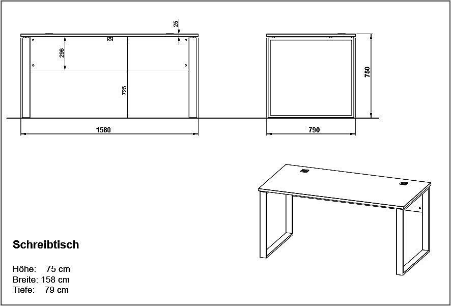 Schreibtisch LIONI