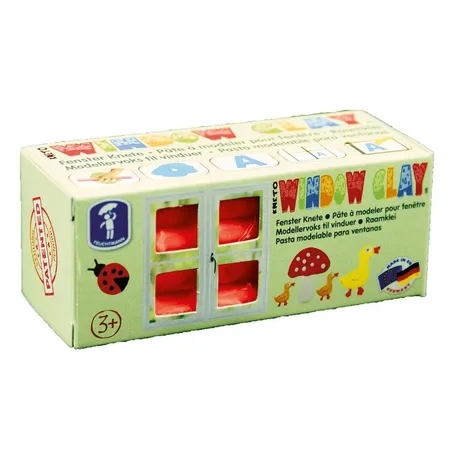 Feuchtmann Kneto Window Clay Fensterknete Einzelstange á 150 g, rot