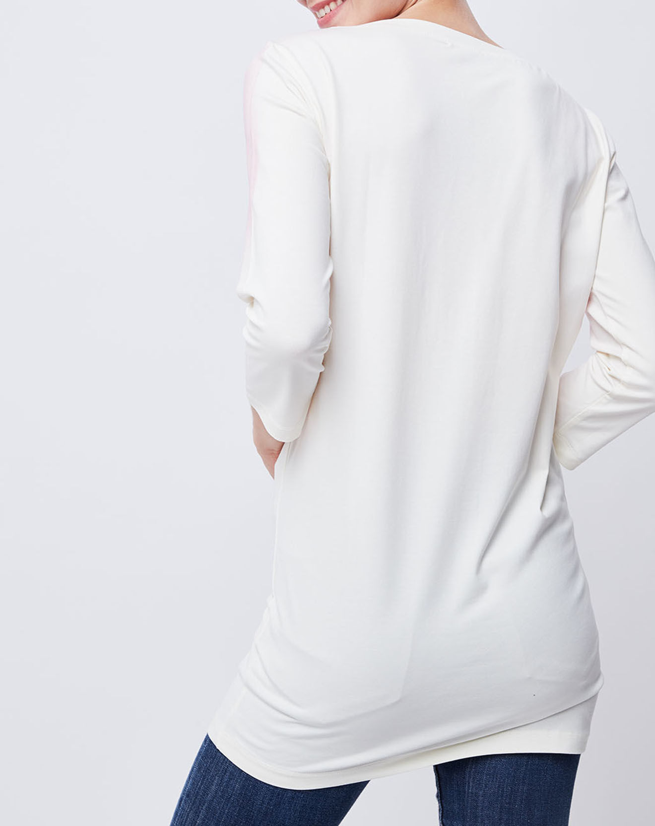 John Galliano T-Shirt imprimé rose/écru