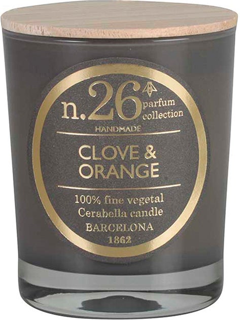 Cerabella geurkaars Clove & Orange fruitig 40 uur D 8 H 12 cm