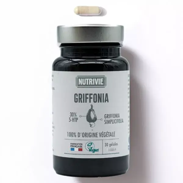 Nutrivie Griffonia Padronizada 30% 5-HTP Vegano 30 cápsulas