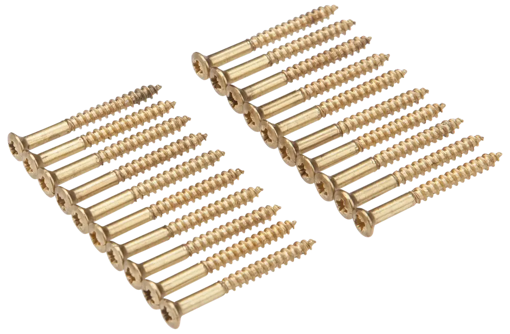 Arvid Nilsson Træskrue messing 3 x 30 mm 20-pak