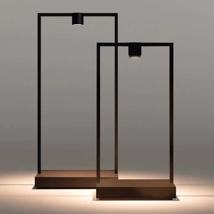 Artemide - Curiosity Akku LED-Tischleuchte H 45 cm, schwarz / braun