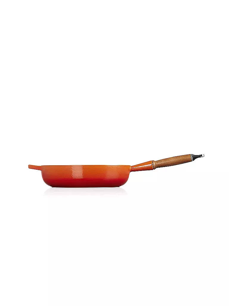 LE CREUSET Sautepfanne Signature 28cm Ofenrot orange