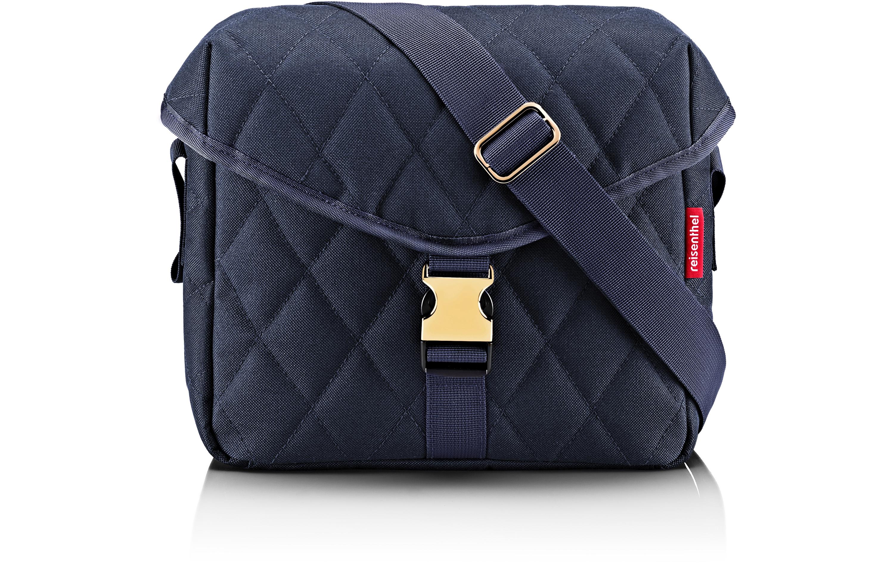 Umhängetasche Saddle Bag M Rhombus Midnight GoldUmhängetasche im Satteltaschen-Look