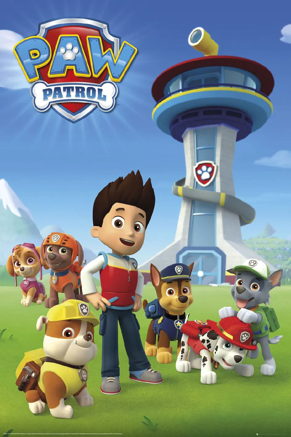 Poster Paw Patrol, 61 x 91 cm