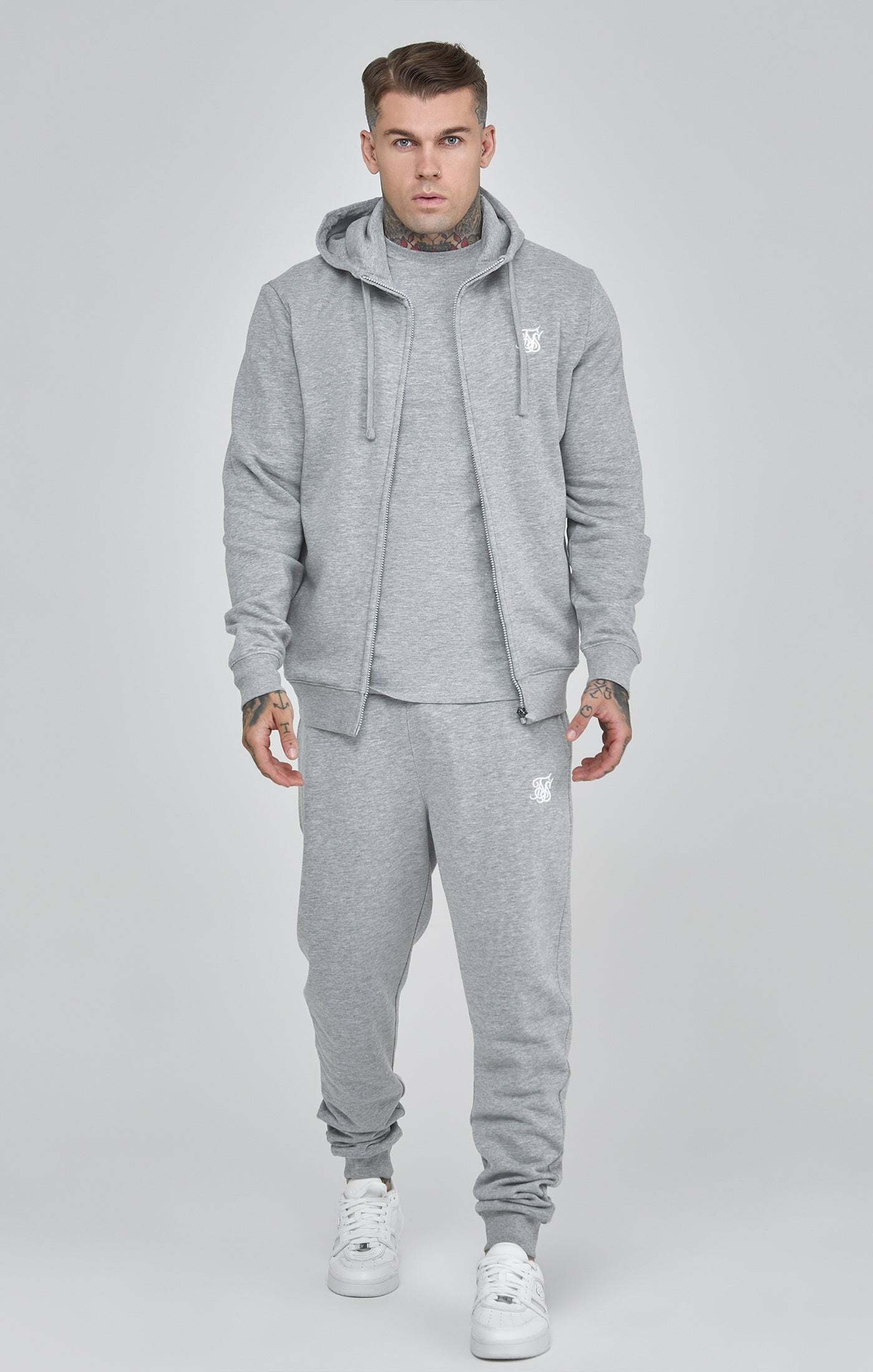 Siksilk Trainingskapuzenpullover »Siksilk Sweatjacken Essentials Full Zip Hoodie«