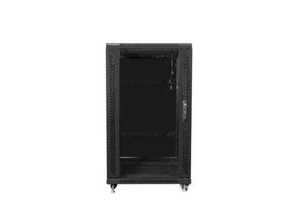 Lanberg - Rack kabinet - sort, RAL 9004 - 22U - 19