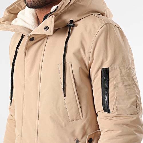 Parka Capuche Beige