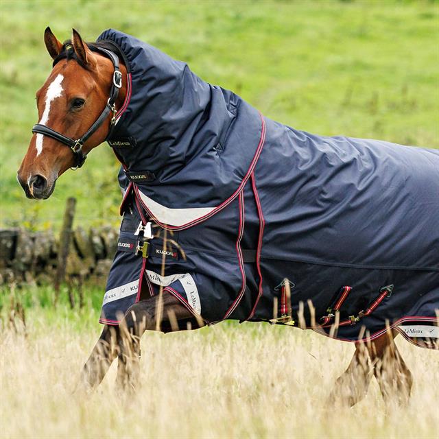 Deken LeMieux Kudos Thermo Pro Turnout Met Hals 300gr Donkerblauw