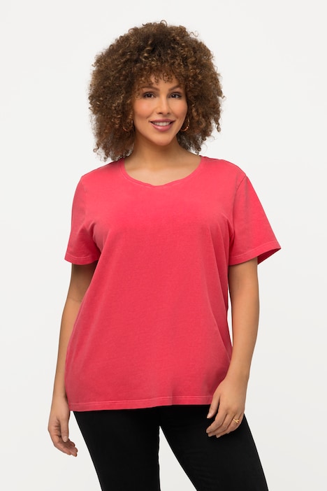 T-Shirt, Rückenmotiiv, Relaxed, Rundhals, Halbarm