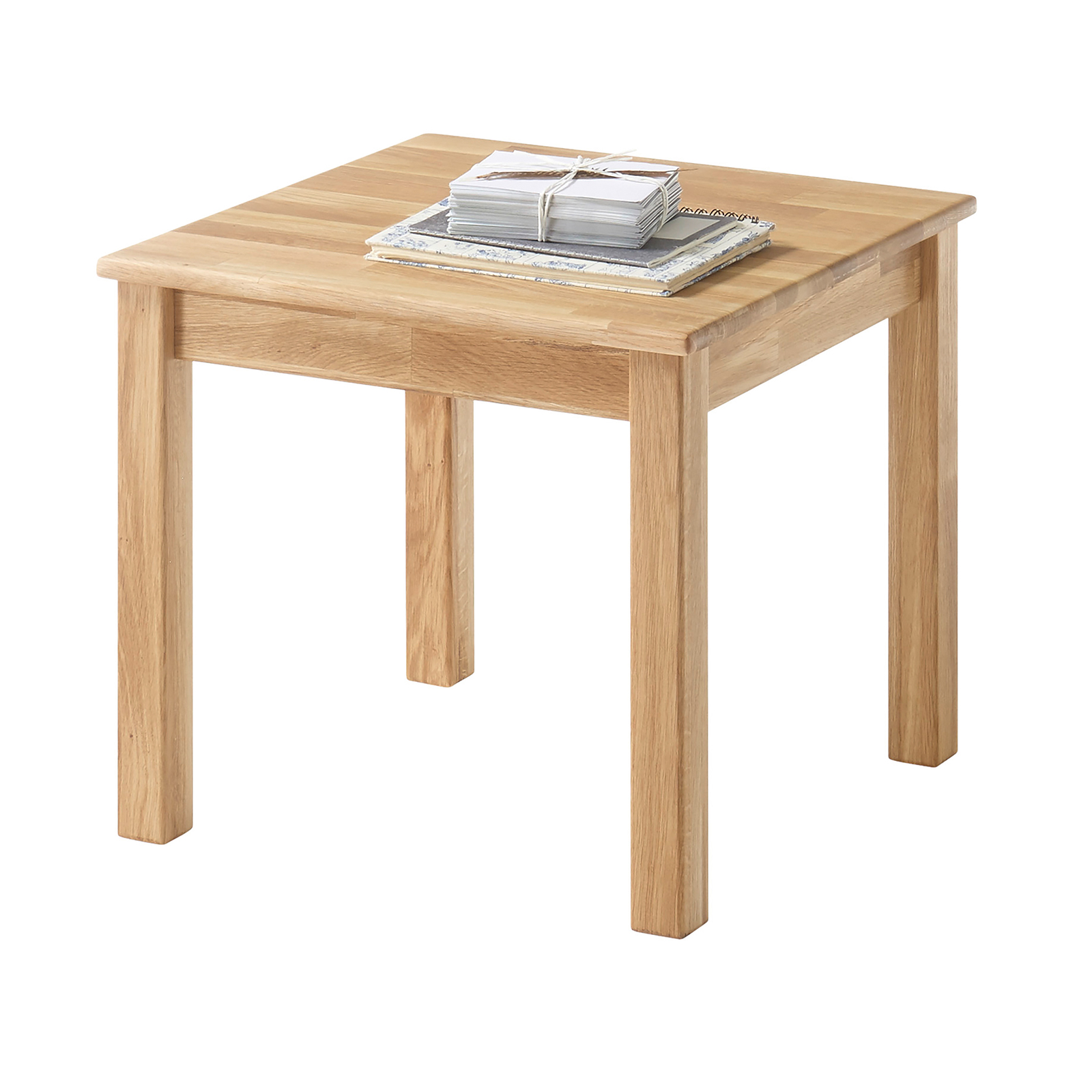 Couchtisch - Wildeiche massiv - 50x50 cm