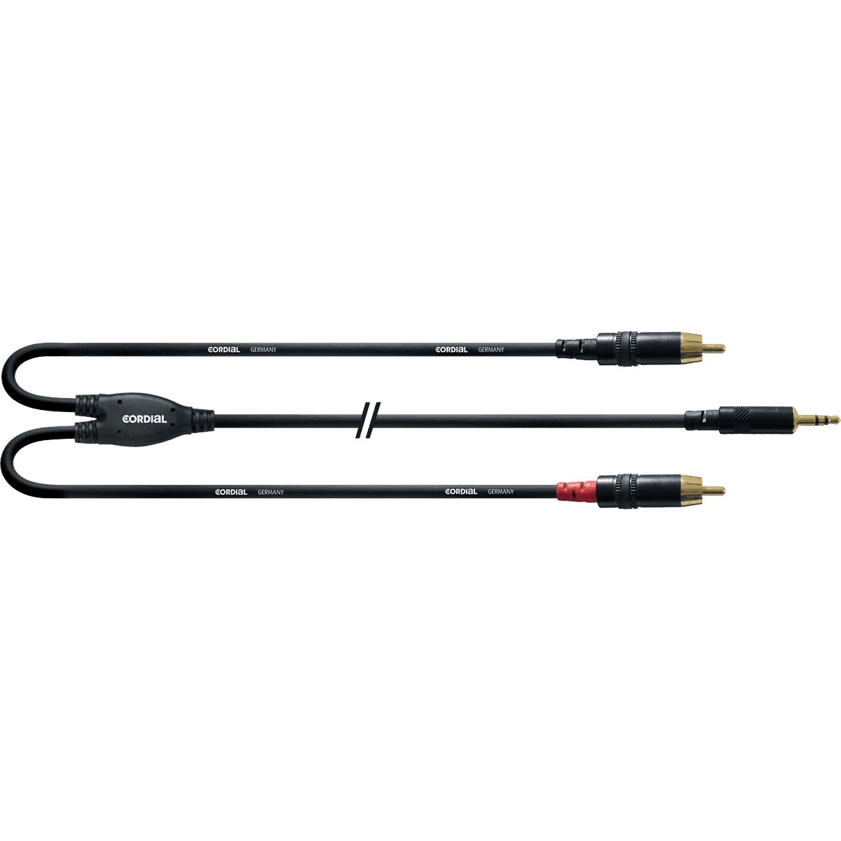 Cordial CFY3WCC Intro 3.5mm TRS jack - 2x RCA 3 meter