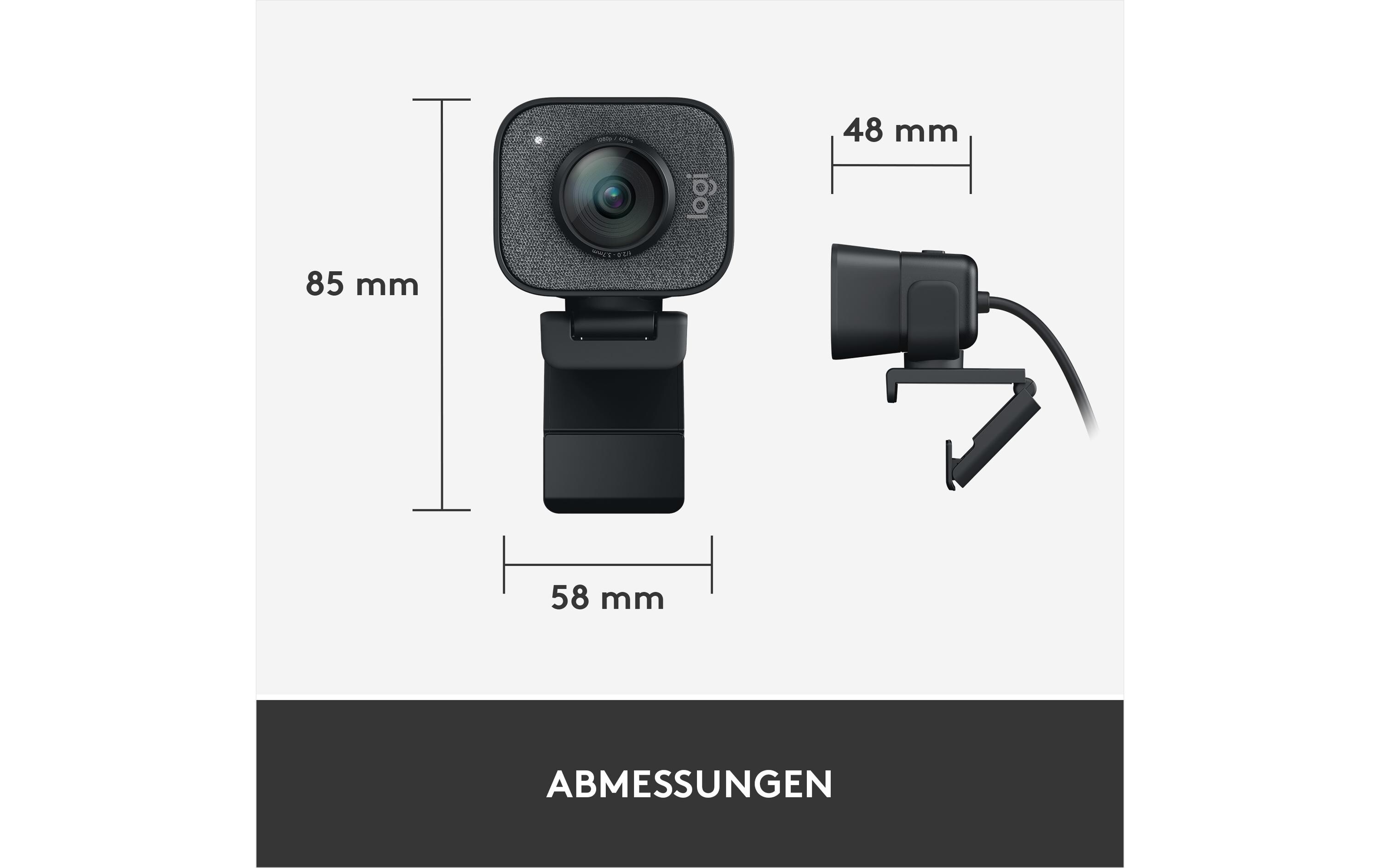 Webcam StreamCam GrafitFull-HD Streaming Webcam mit USB-C Anbindung