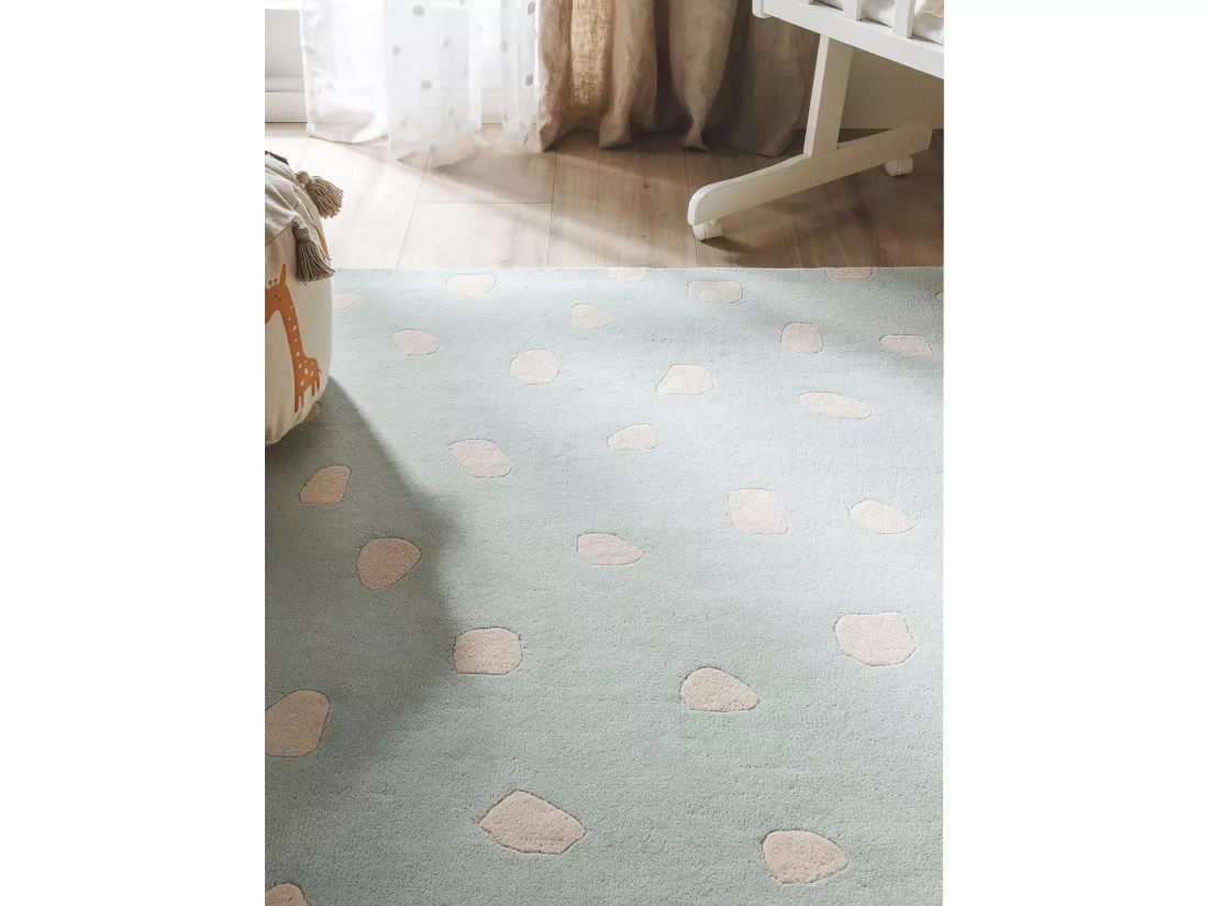 Tapis enfant Savannah Menthe 120x170 cm
