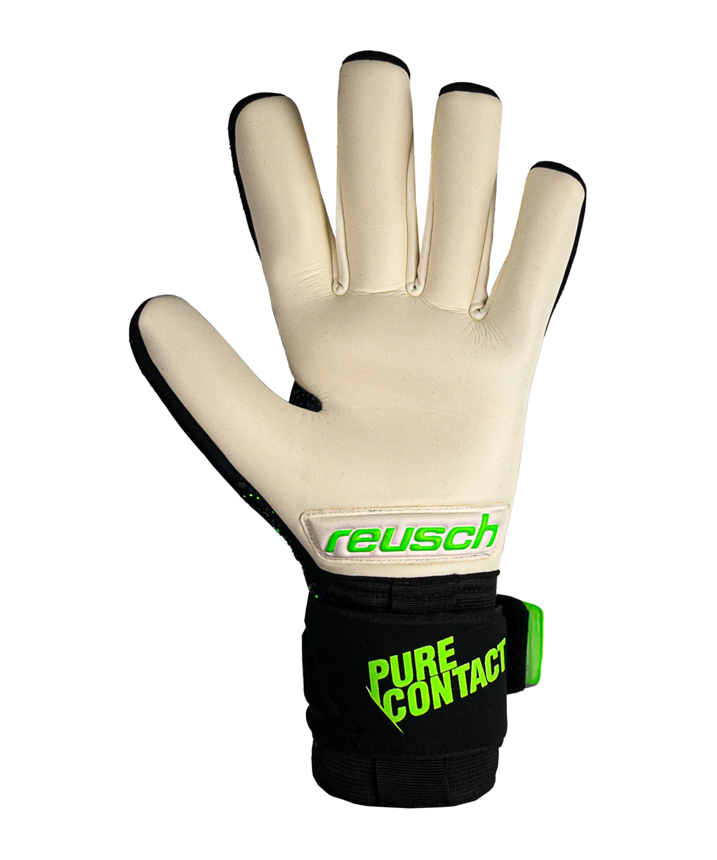 Reusch Pure Contact Gold Torwarthandschuh Schwarz Grün F7781