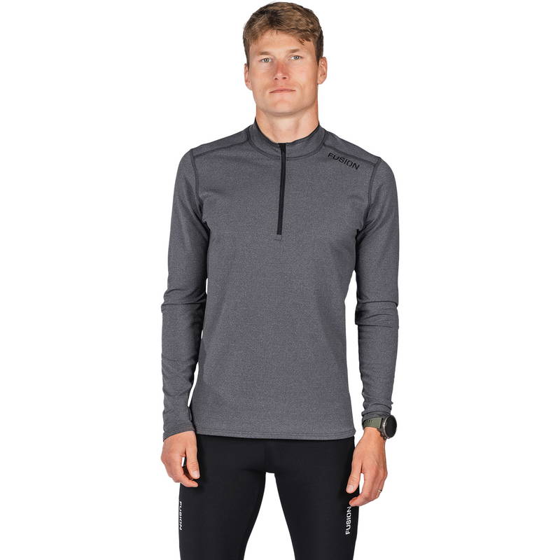 FUSION C3 Zip Neck Løbetrøje Herre