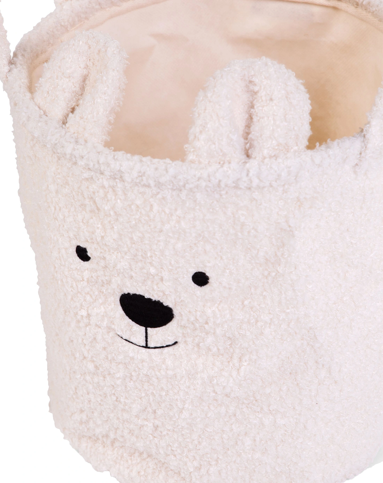 Aufbewahrungskorb TEDDY (40x40x40) in offwhite